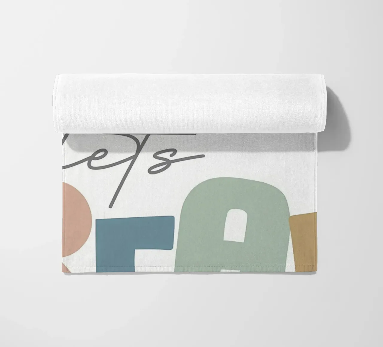 Lets Read strandhanddoek van Aiden Garcia