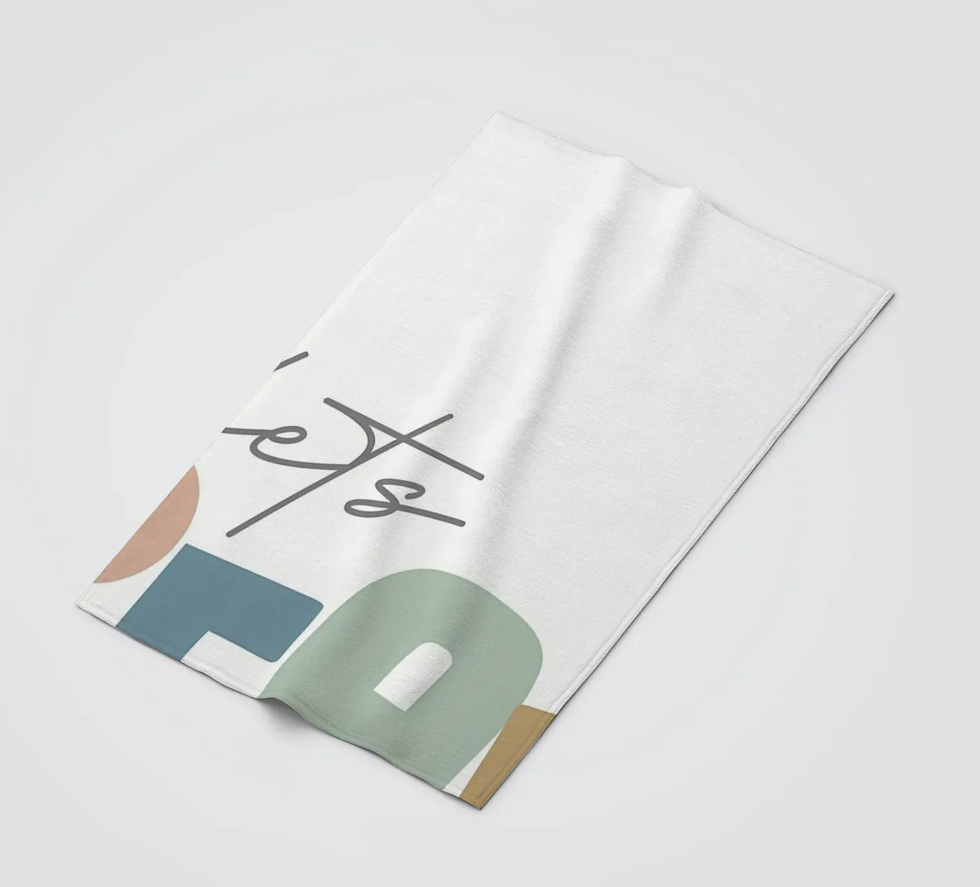 Lets Read fleece blanket by Aiden Garcia