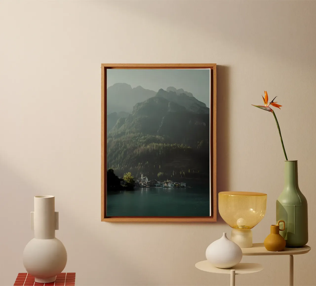Am See Leinwand von Matthew Katz