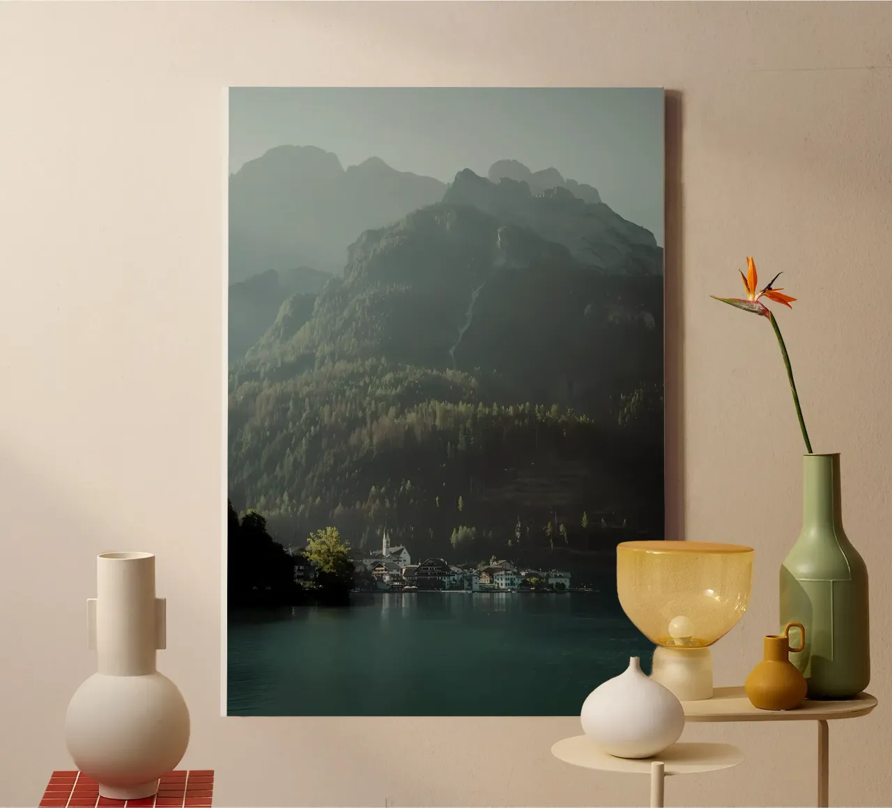 Am See Leinwand von Matthew Katz