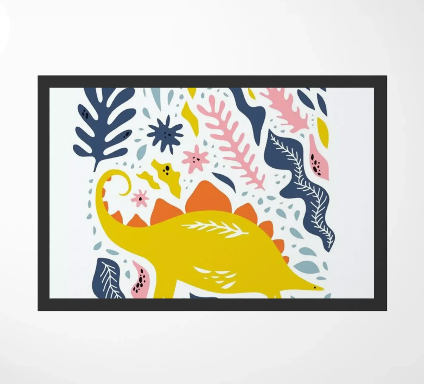 Dinosaur doormat by Little Flourishes