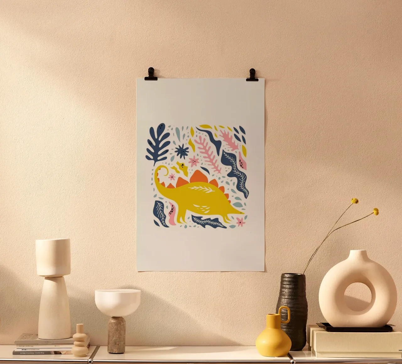 Dinosaur poster da Little Flourishes