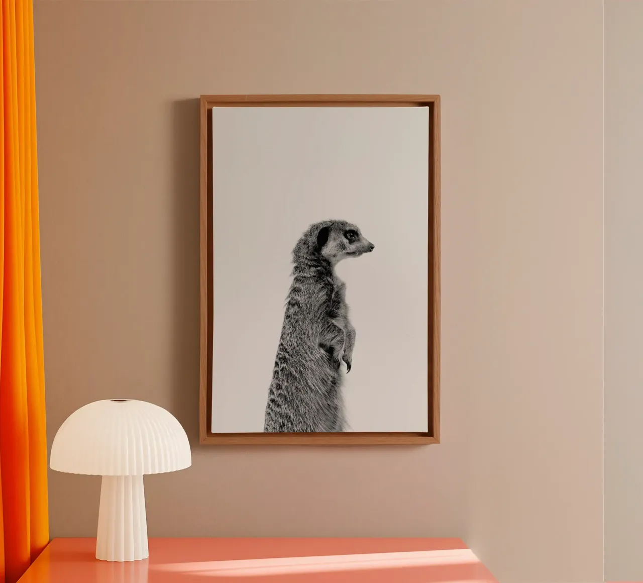 Meerkat Classic Leinwand von Paws & Claws