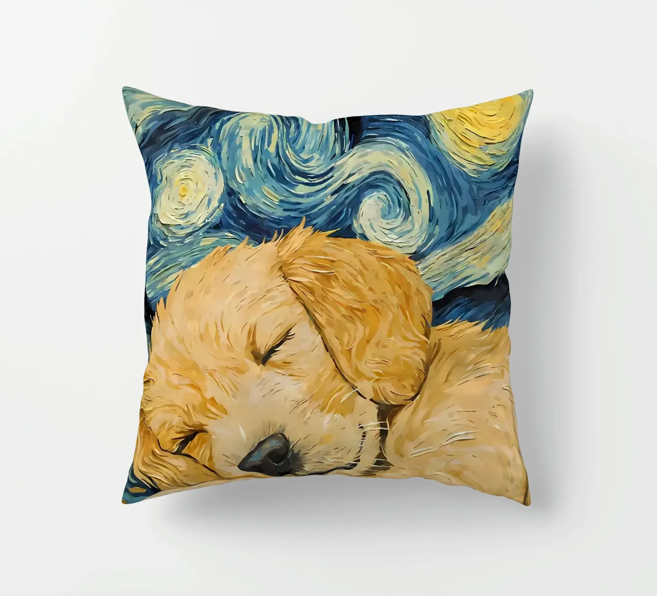 Cucciolo di Golden Retriever cuscino da Adrian Patel