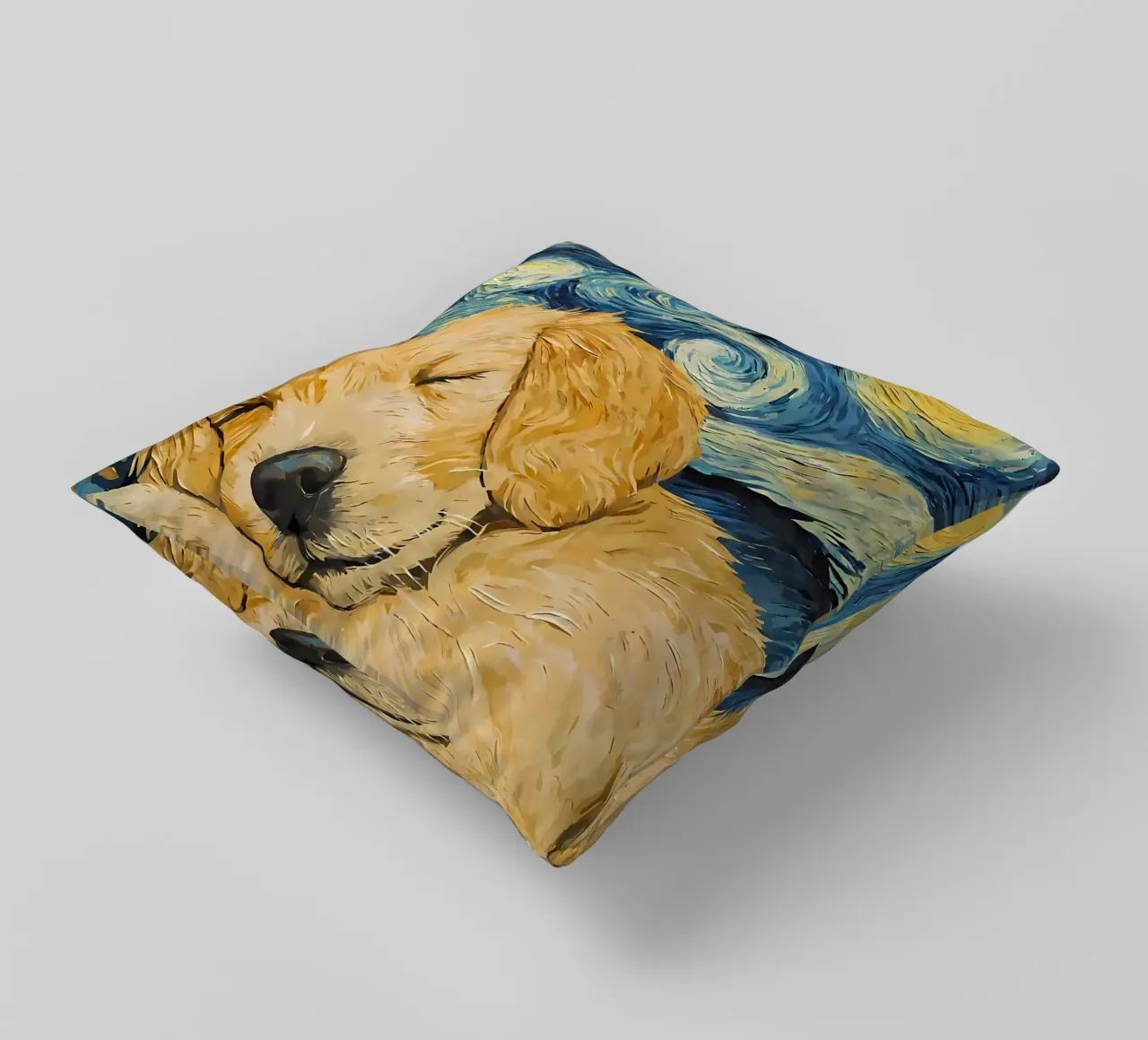 Cucciolo di Golden Retriever cuscino da Adrian Patel