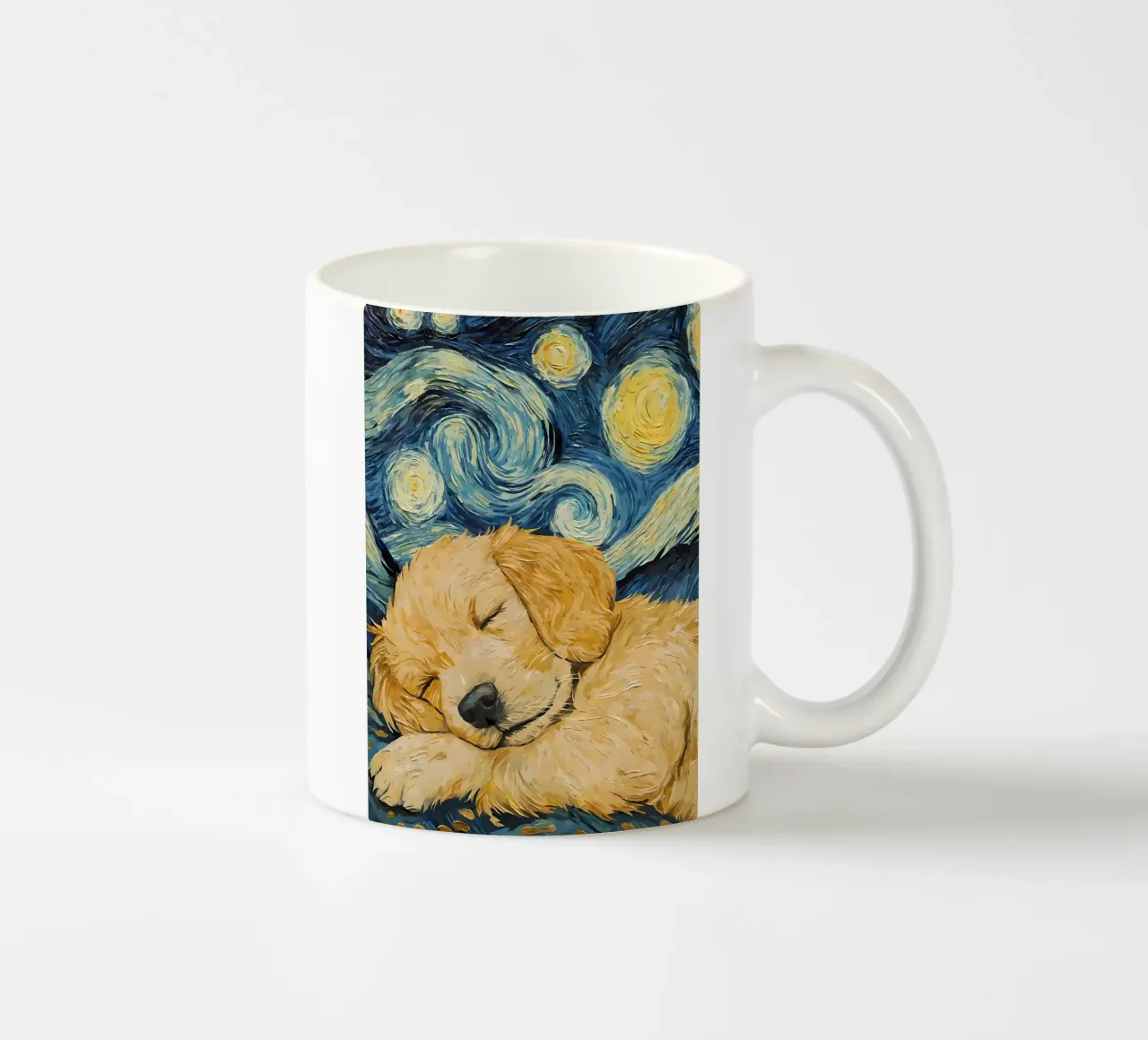 Cucciolo di Golden Retriever tazza in ceramica da Adrian Patel