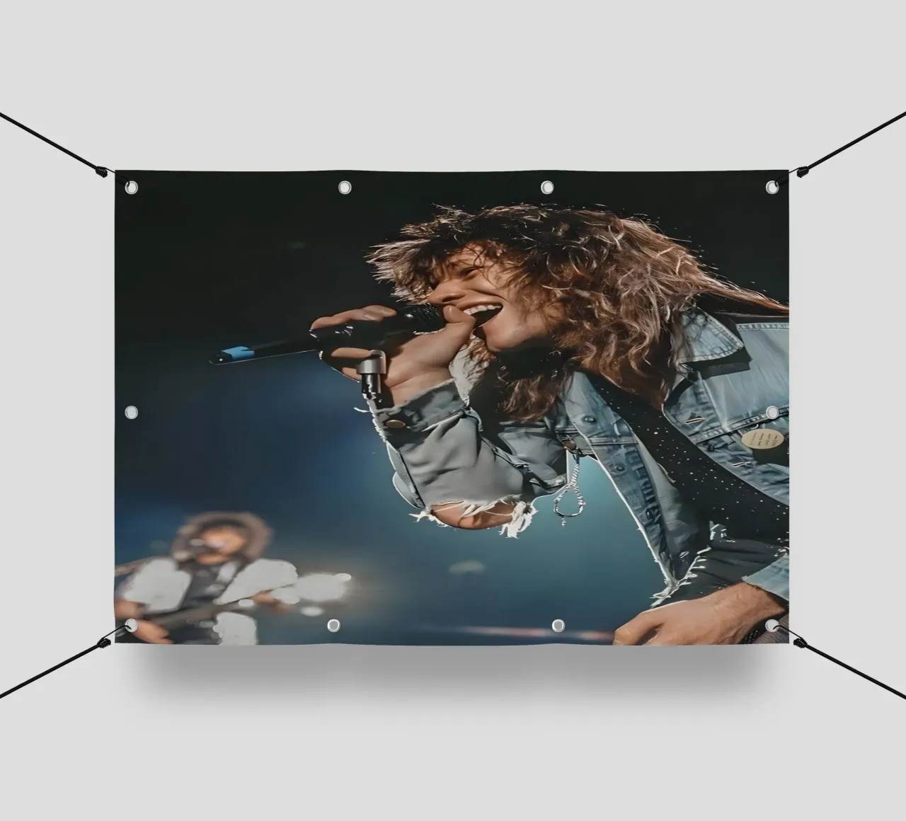 Bon jovi 80s telo in pvc da Low poly art