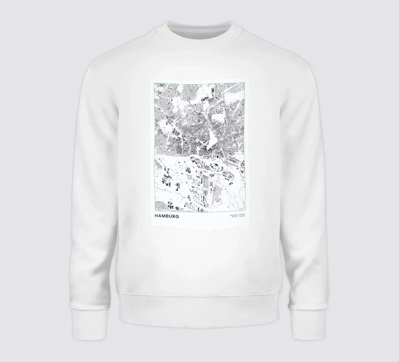 Hamburg felpa da The Cartography Collection
