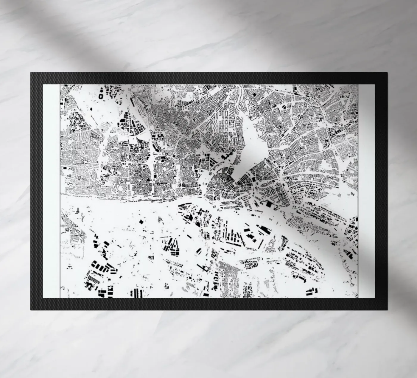 Hamburg Fußmatte von The Cartography Collection