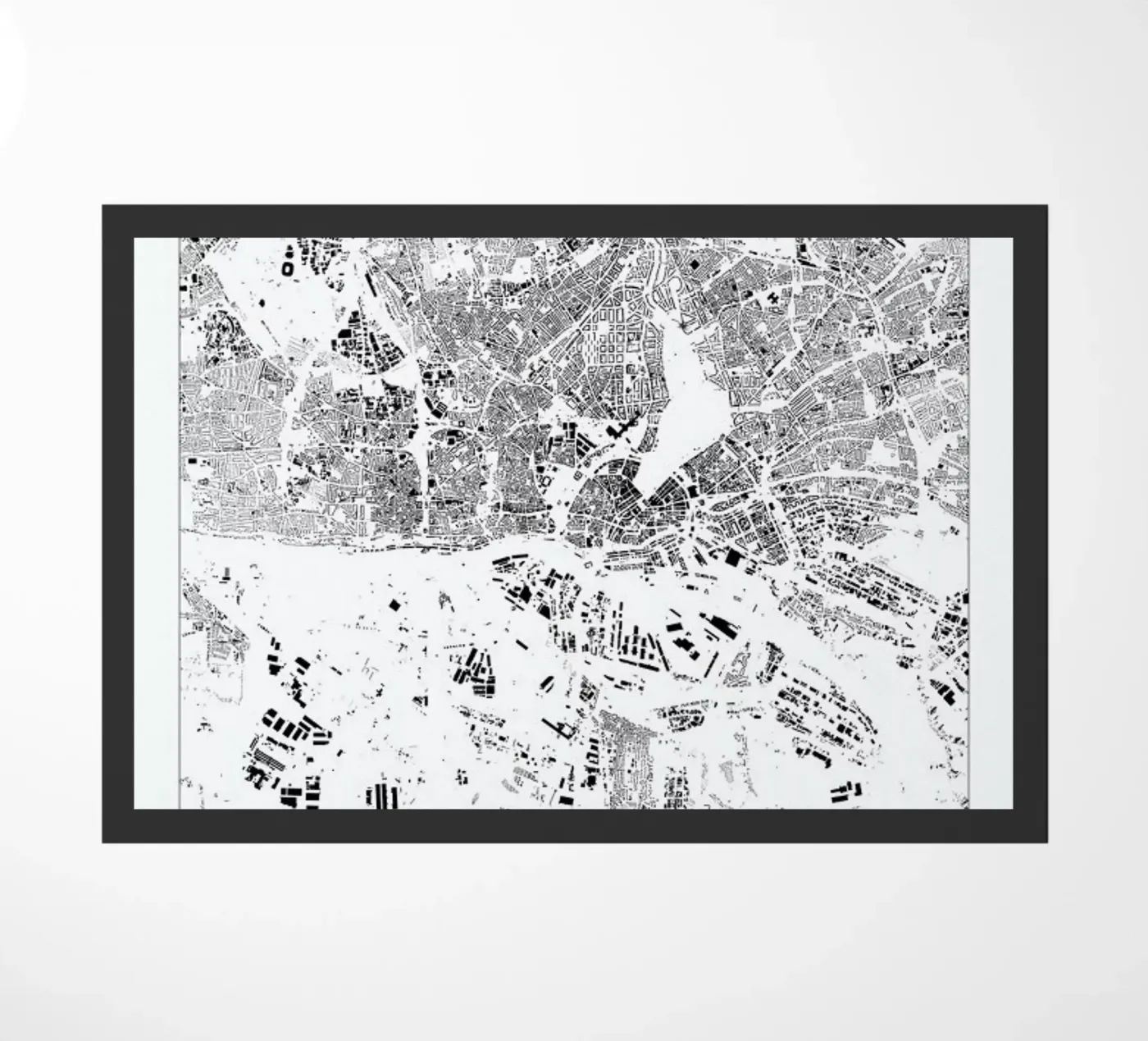 Hamburg Fußmatte von The Cartography Collection