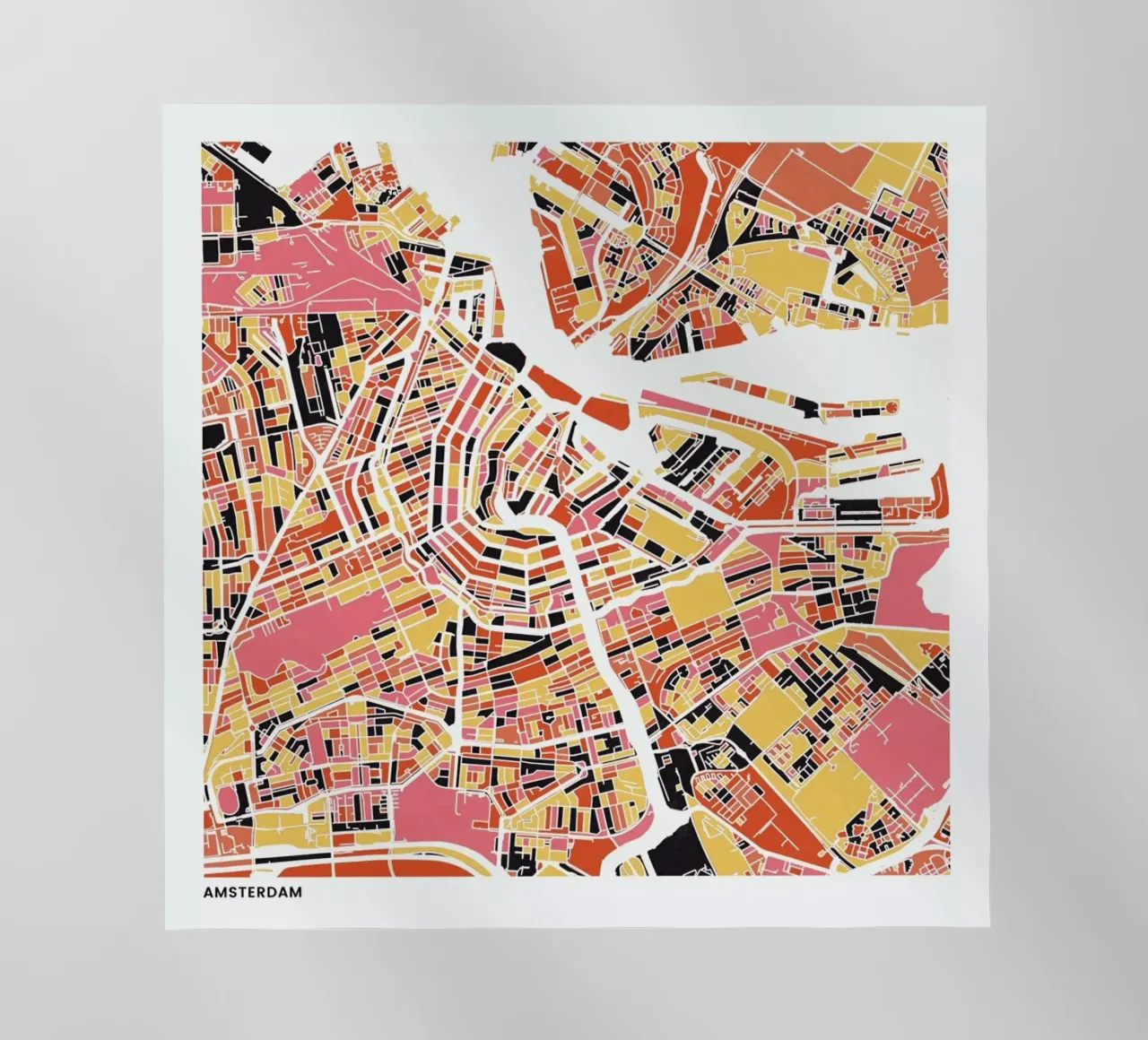 Amsterdam II pellicola backlit da The Cartography Collection