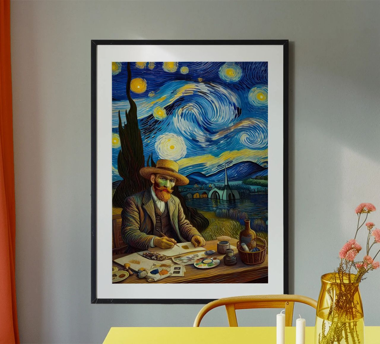 VanGogh Sternennacht Poster von Adrian Patel