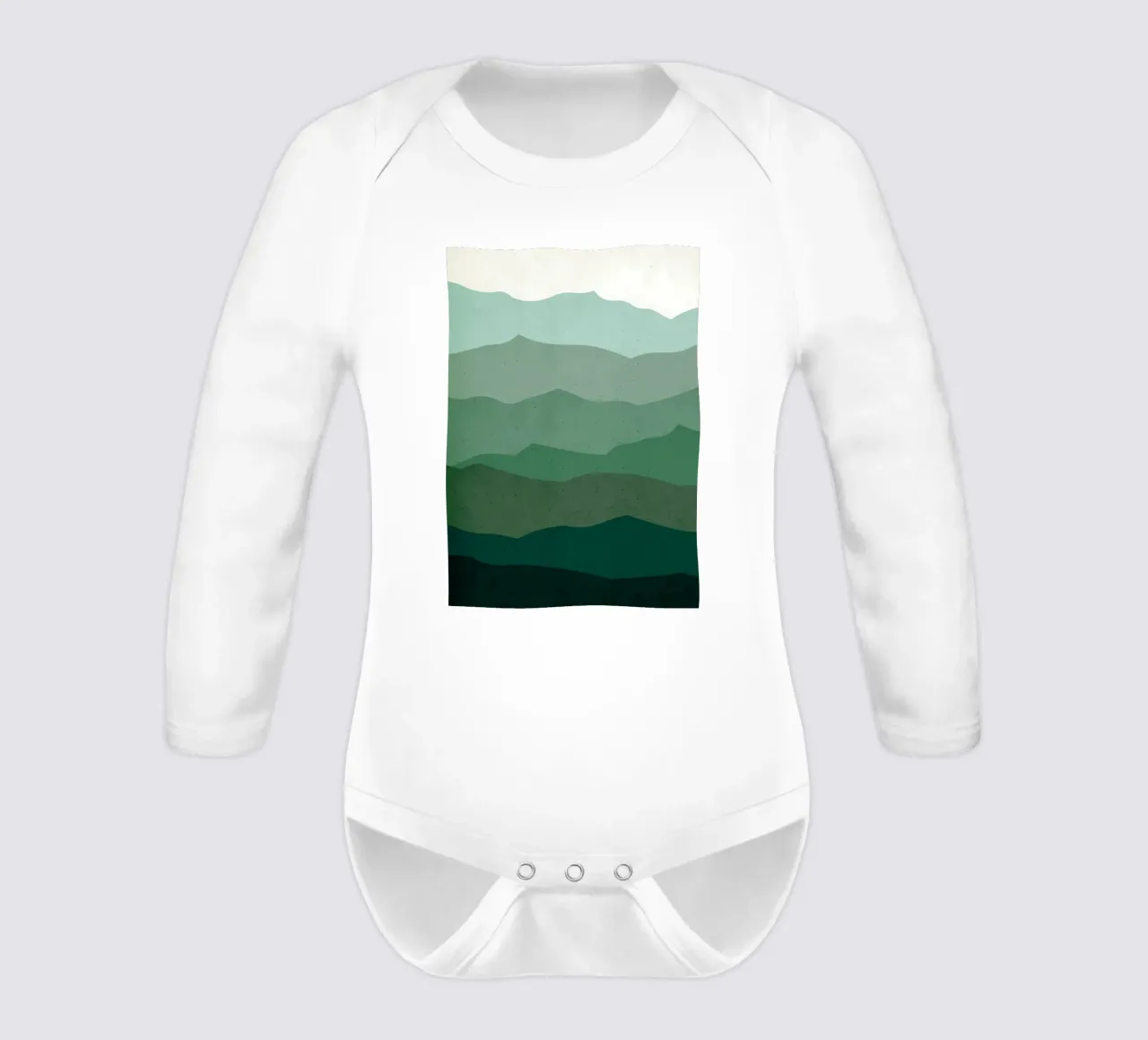 Paesaggio semplice 1 body neonato maniche lunghe da Bartosz Powalka