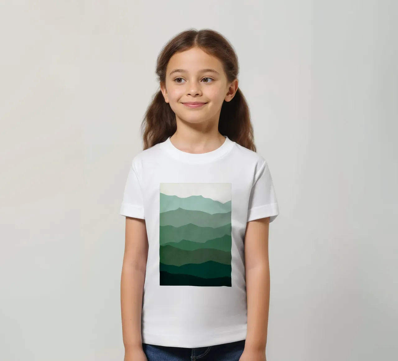 Paesaggio semplice 1 t-shirt bambini da Bartosz Powalka