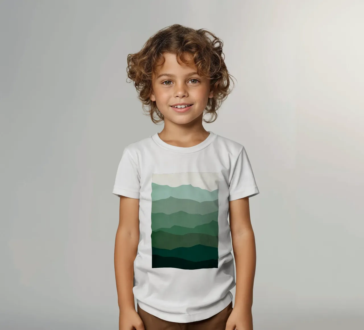 Paesaggio semplice 1 t-shirt bambini da Bartosz Powalka