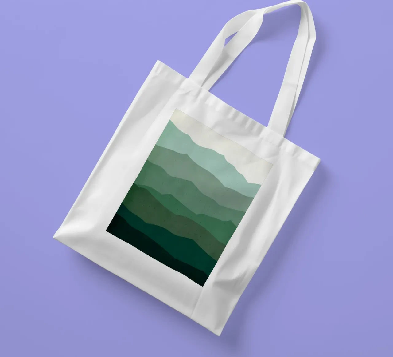 Paesaggio semplice 1 borsa in juta da Bartosz Powalka
