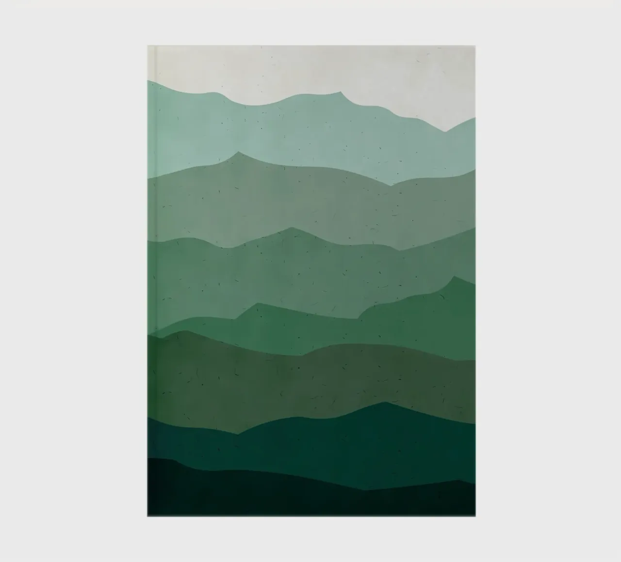 Simple landscape 1 notebook by Bartosz Powalka