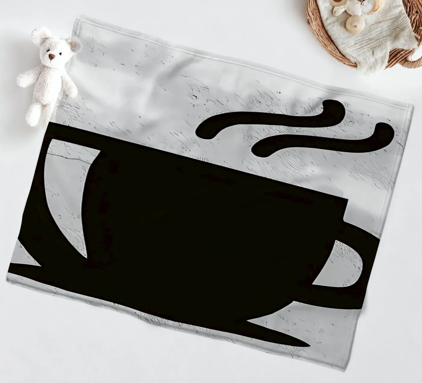 Coffe Fleecedecke von Aiden Garcia