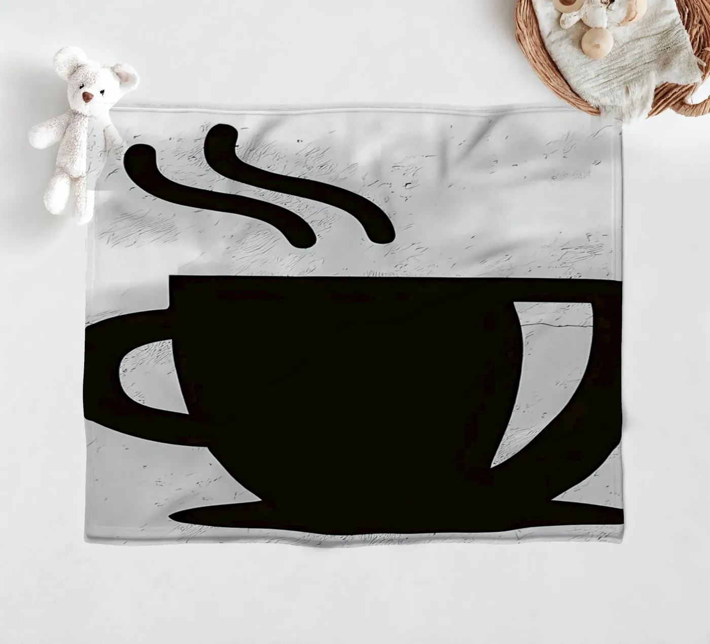 Coffe Fleecedecke von Aiden Garcia