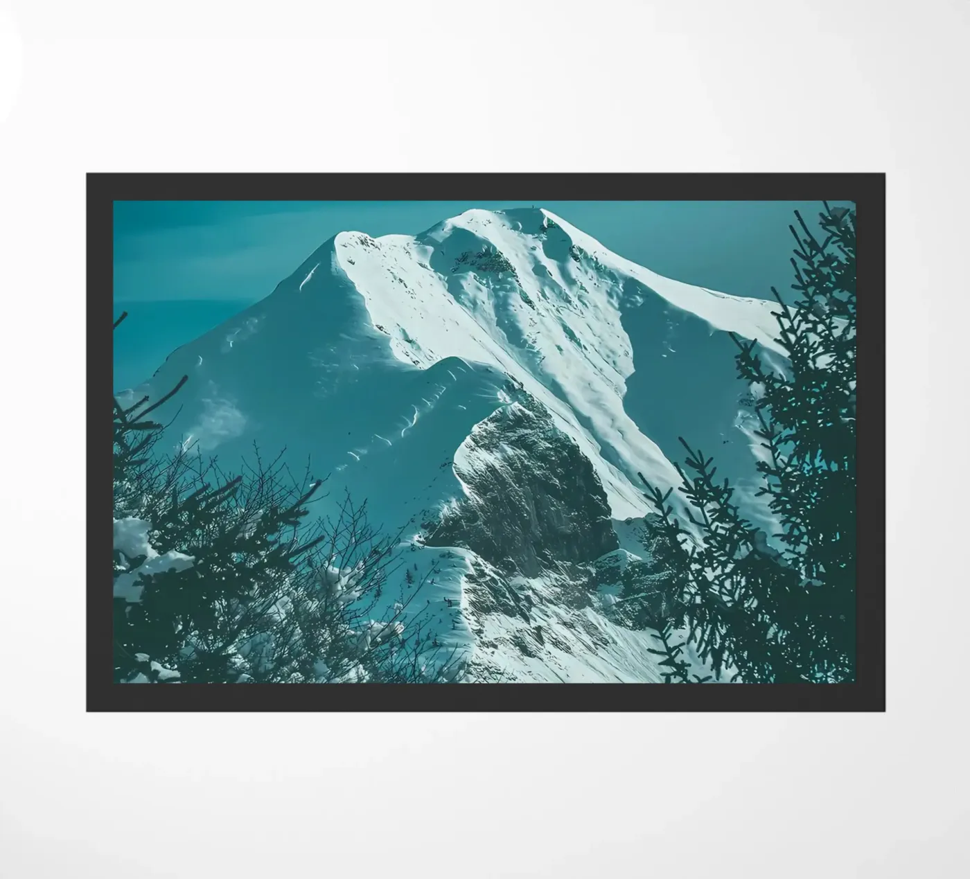 SNOW MOUNTAIN doormat by Matthew Katz