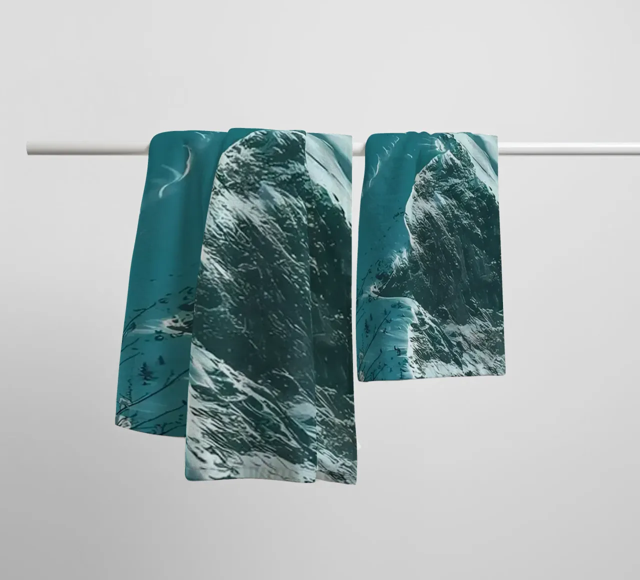 MONTAGNA DI NEVE asciugamano da bagno da Matthew Katz