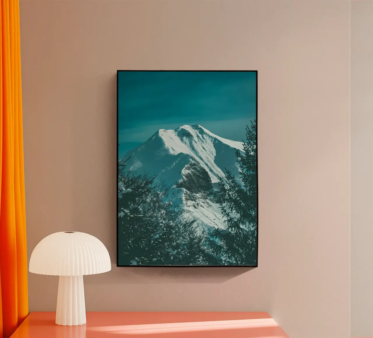 SNOW MOUNTAIN acrylic glass by Matthew Katz