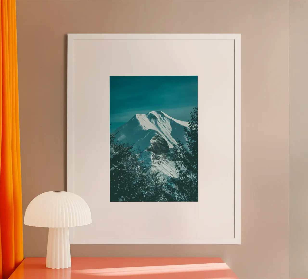 MONTAGNA DI NEVE carta hahnemühle da Matthew Katz