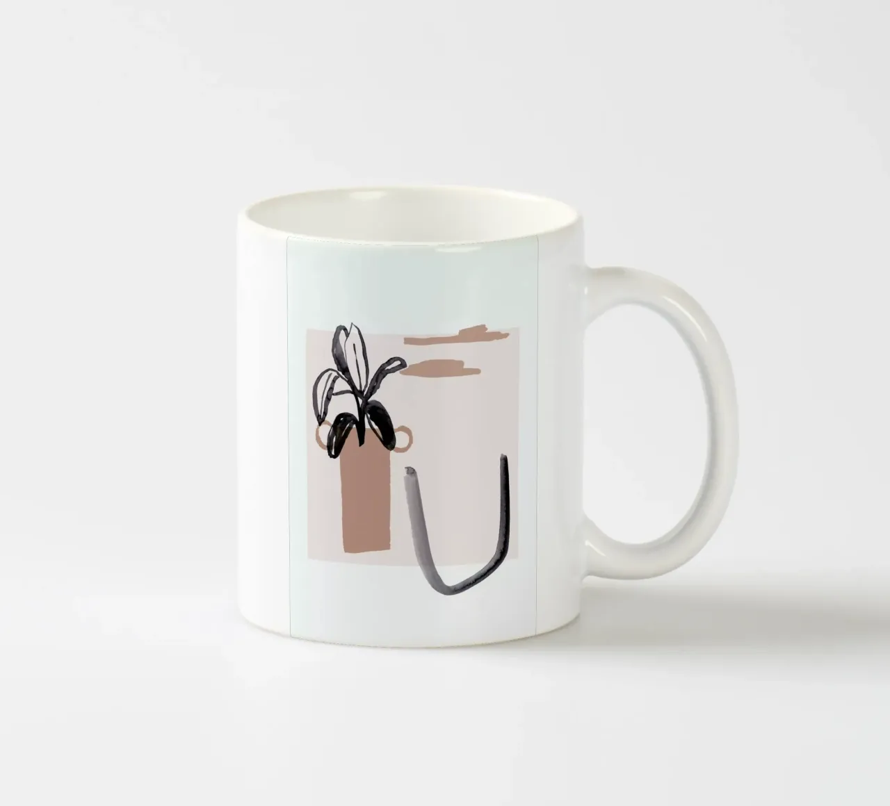 Plants and Vases, No. 17 tazza in ceramica da Farina Kuklinski