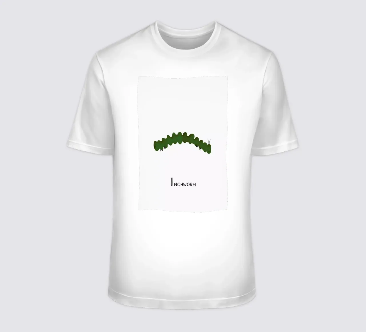 Inchworm t-shirt da Little Flourishes