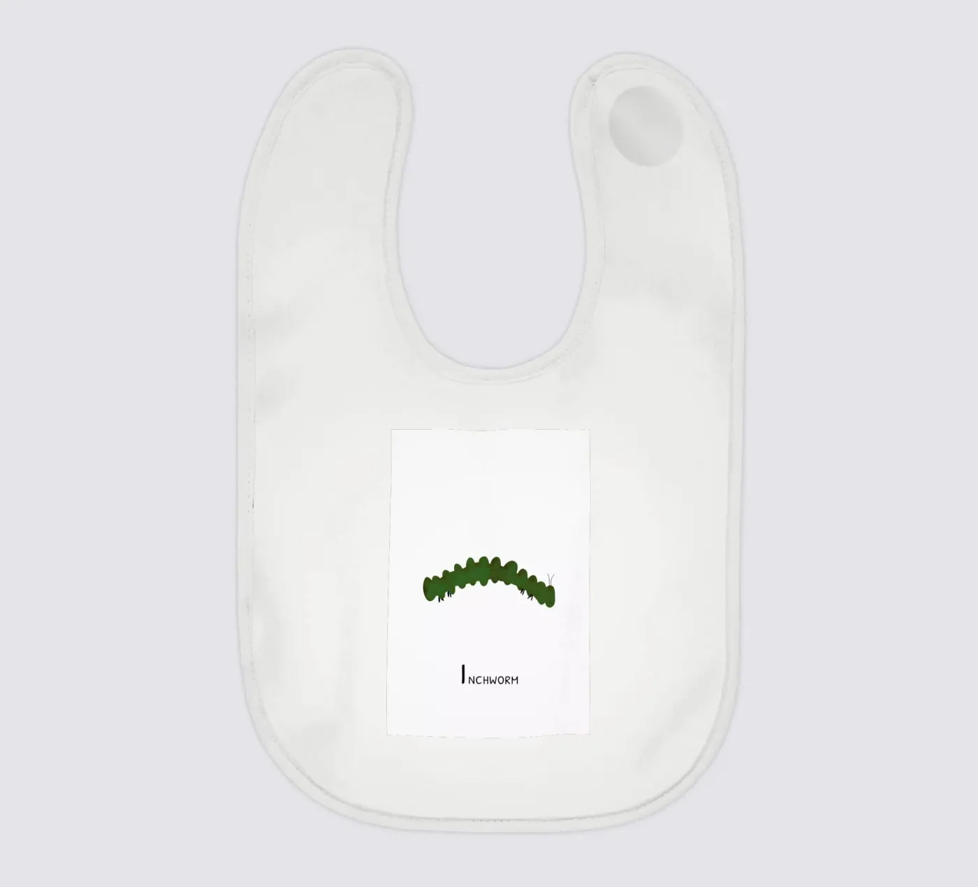Inchworm Babylätzchen von Little Flourishes