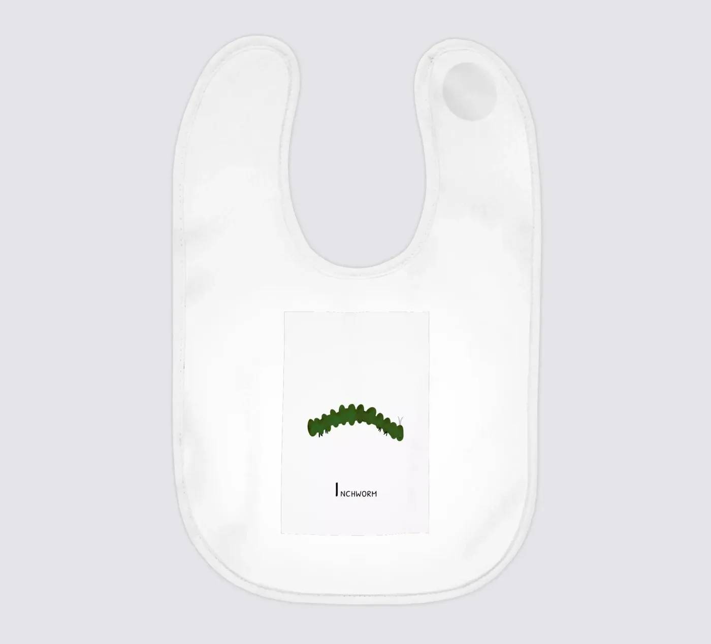 Inchworm Babylätzchen von Little Flourishes
