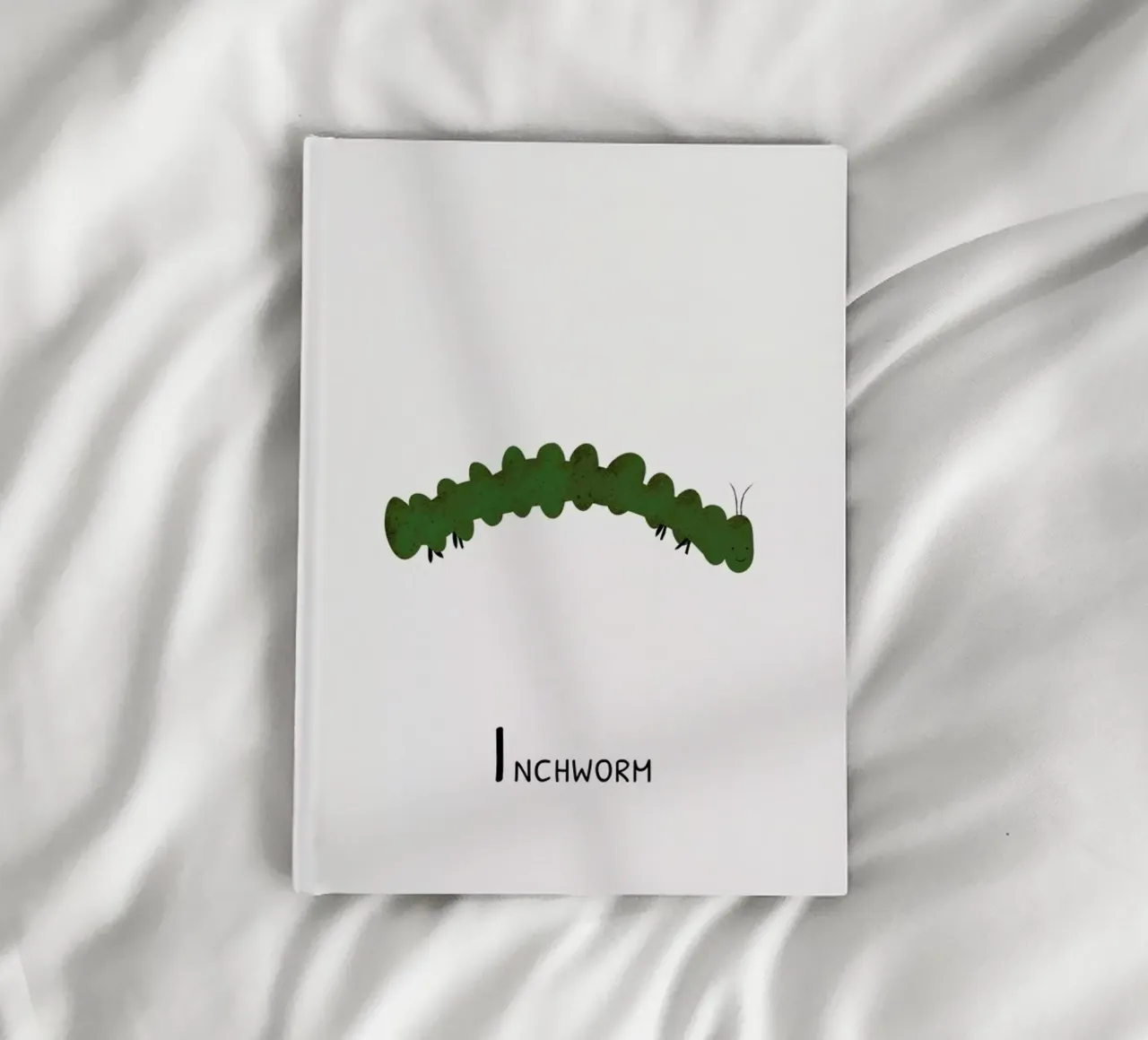 Inchworm notebook by Little Flourishes