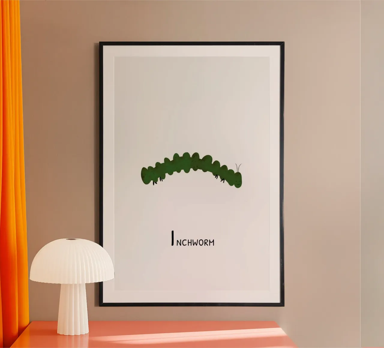 Inchworm poster da Little Flourishes