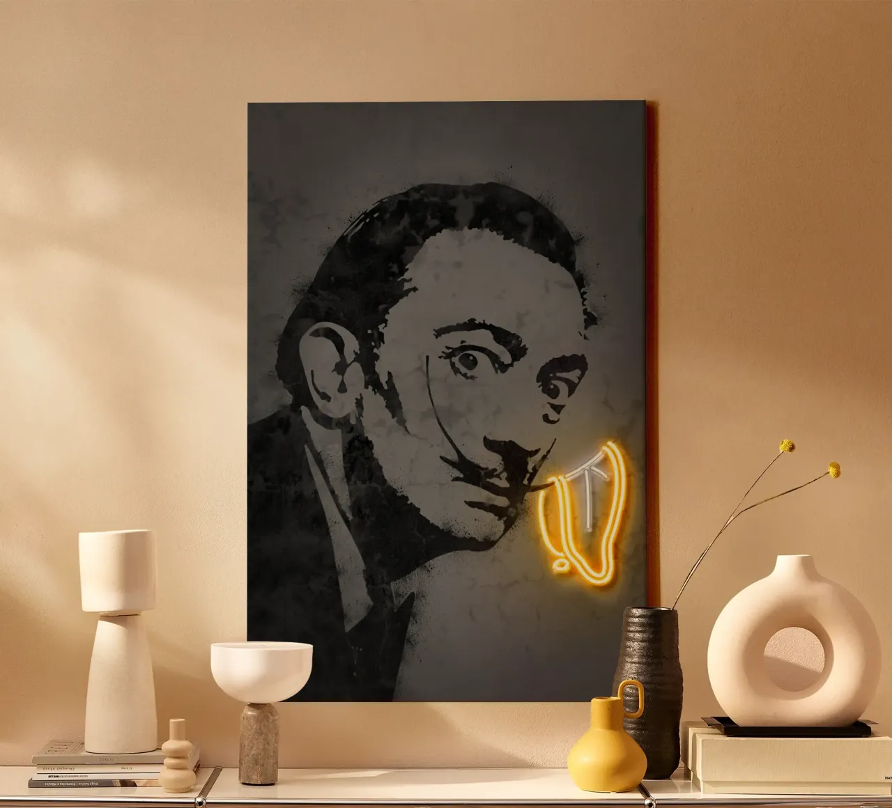 Dali tela con Cornice a cassetta da Octavian