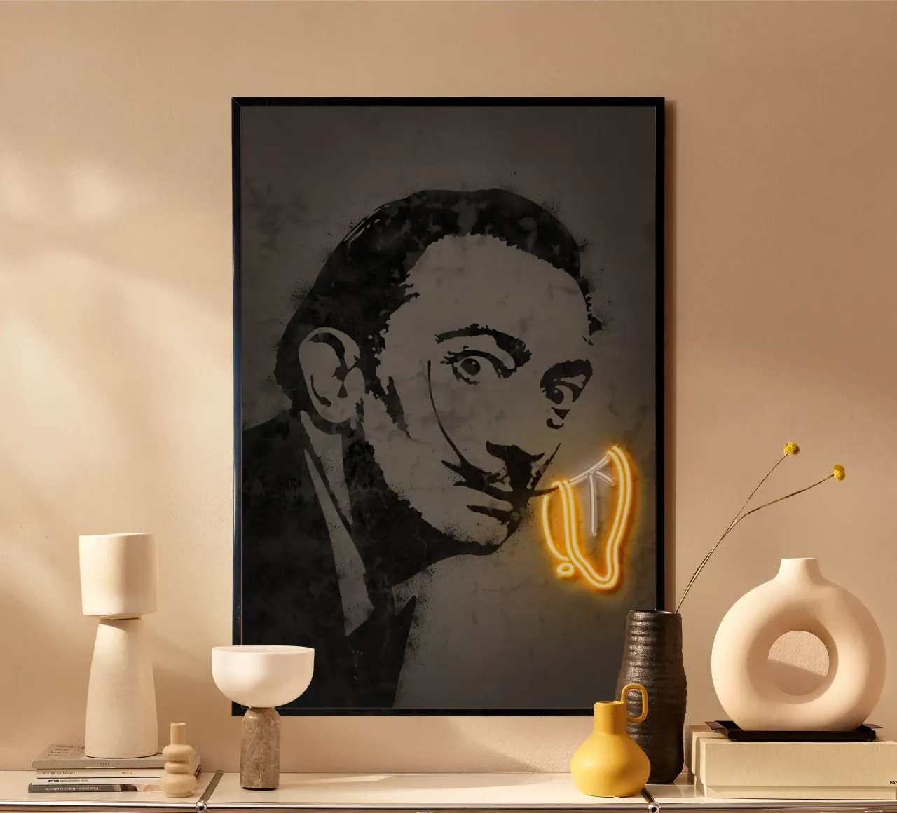 Dali poster con telaio in legno da Octavian