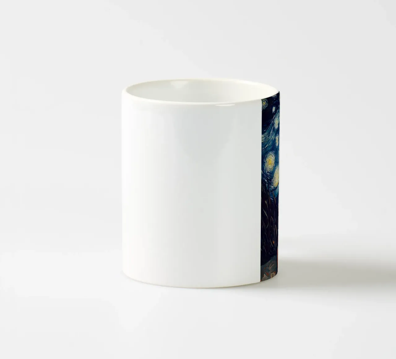 Cane sotto la notte stellata tazza in ceramica da Adrian Patel
