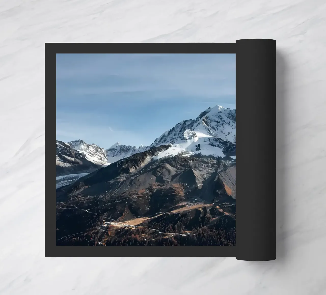 Picco innevato a Chamonix Mont-blanc zerbino da Matthew Katz