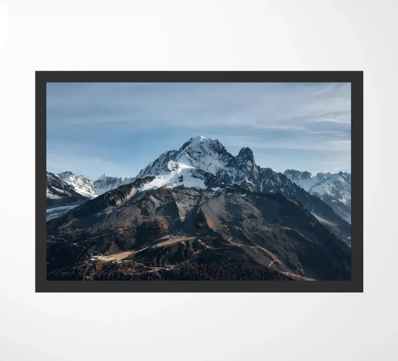 Picco innevato a Chamonix Mont-blanc zerbino da Matthew Katz