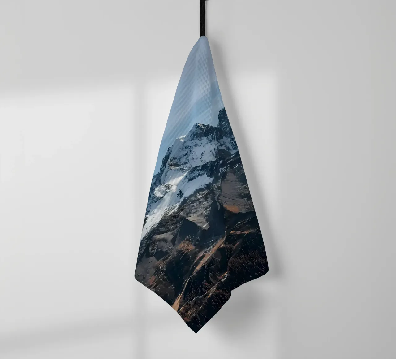 Picco innevato a Chamonix Mont-blanc canovaccio da cucina da Matthew Katz