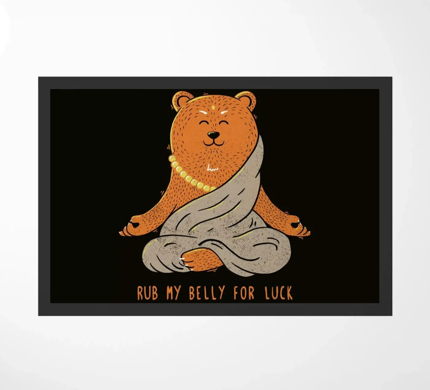 Buddha Bear deurmat van Tobe Fonseca