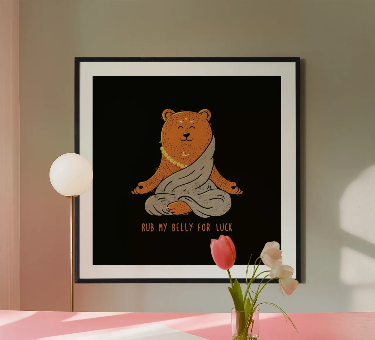 Buddha Bear poster da Tobe Fonseca