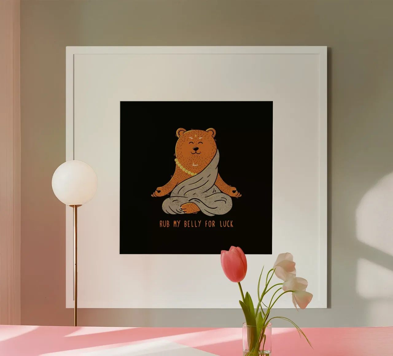 Buddha Bear poster da Tobe Fonseca