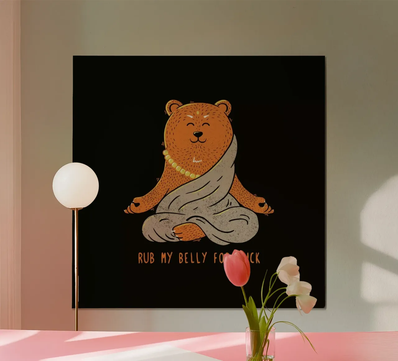 Buddha Bear poster da Tobe Fonseca
