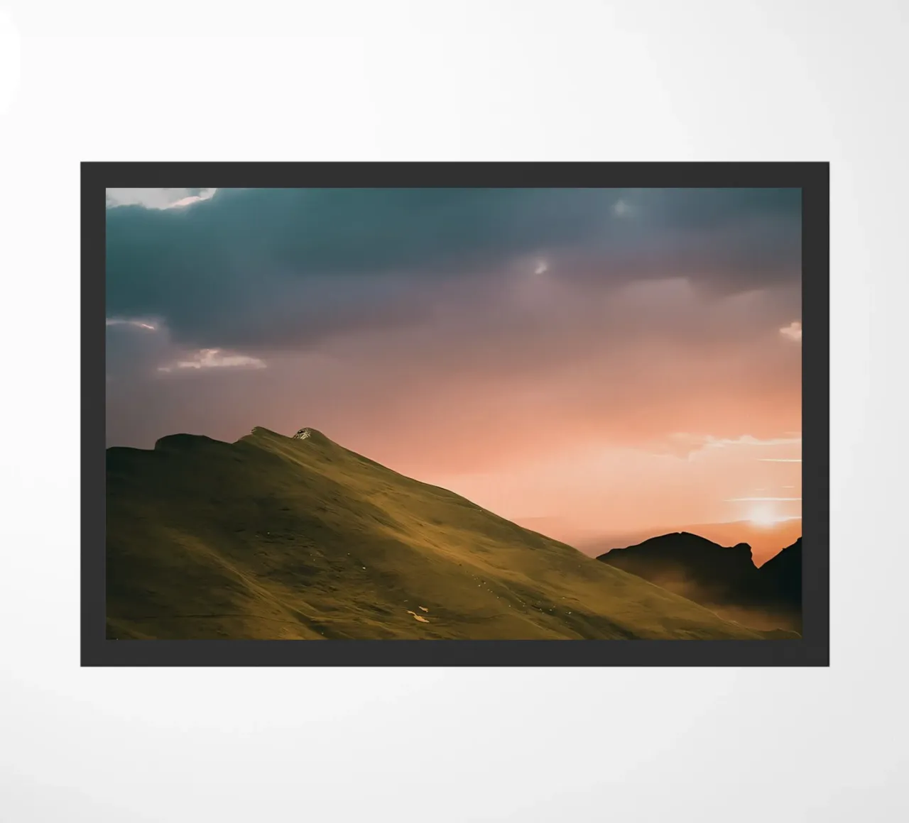 Tramonto sulle Alpi zerbino da Matthew Katz