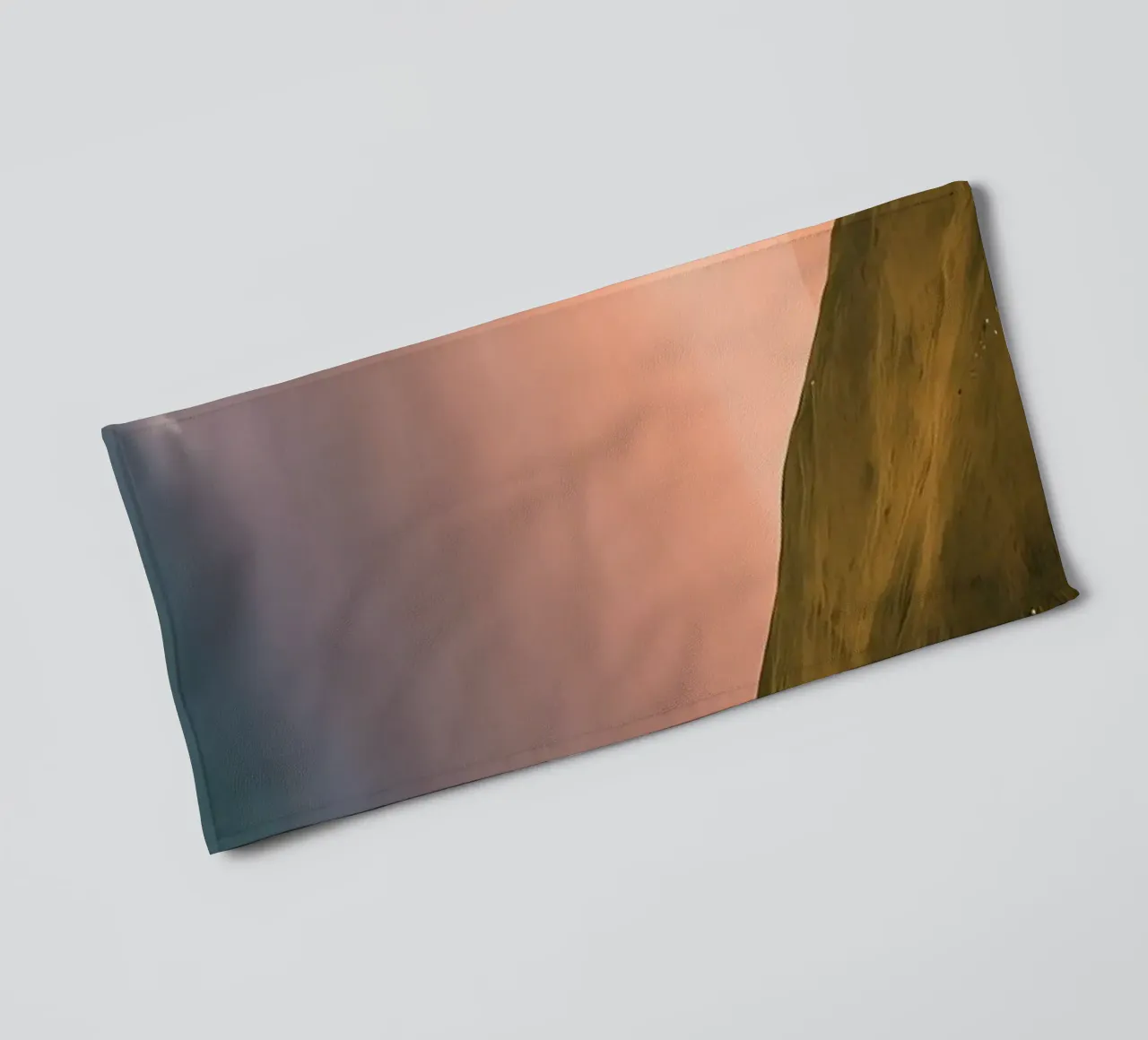Sunset in the alps towel by Matthew Katz