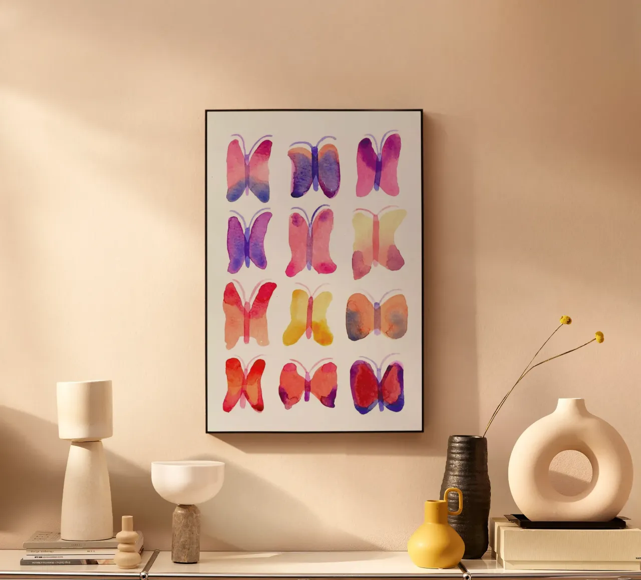 Watercolour Butterflies forex plate by Little Flourishes