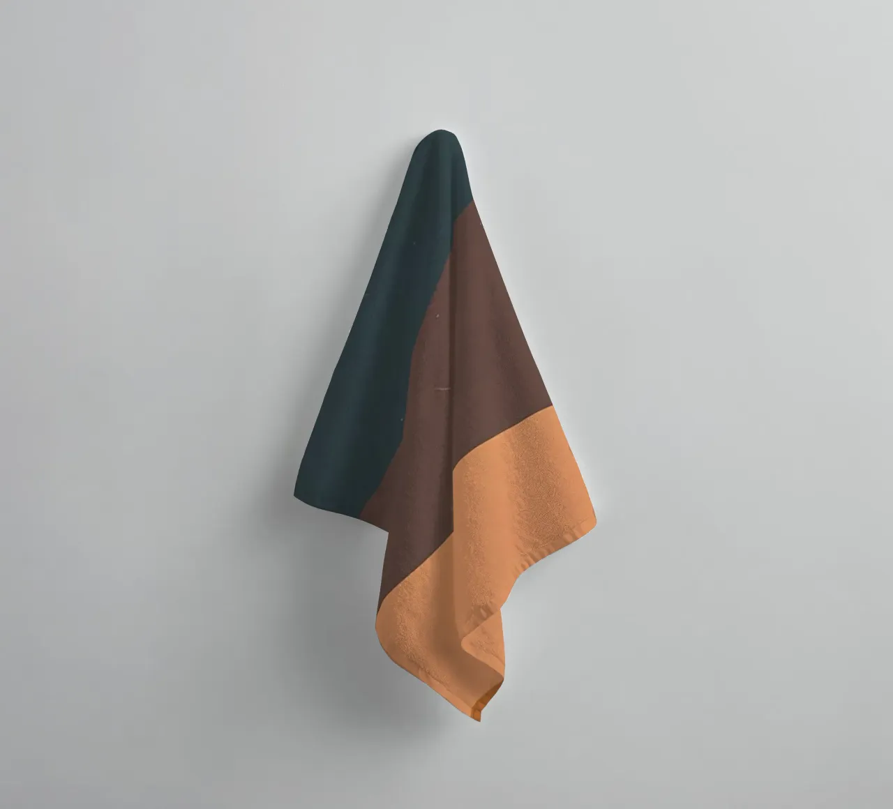 Landschap Minimalistische Nacht badhanddoek van Bartosz Powalka