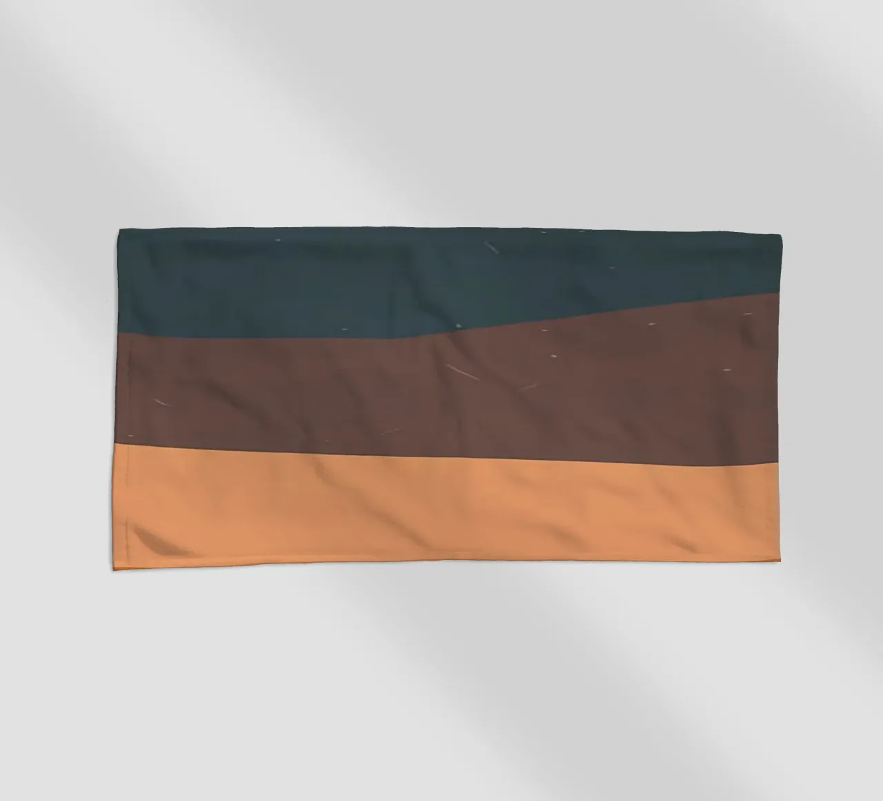 Landscape Minimalist Night beach towel by Bartosz Powalka
