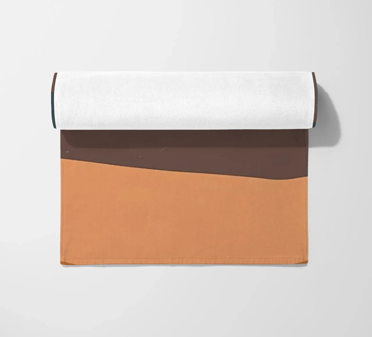Landscape Minimalist Night beach towel by Bartosz Powalka