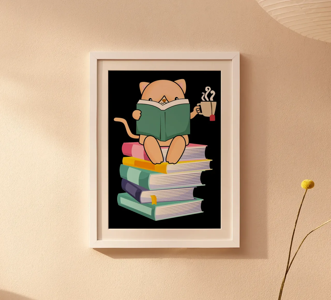 Kitten Tea Cat Owners Kitt poster by Aiden Garcia